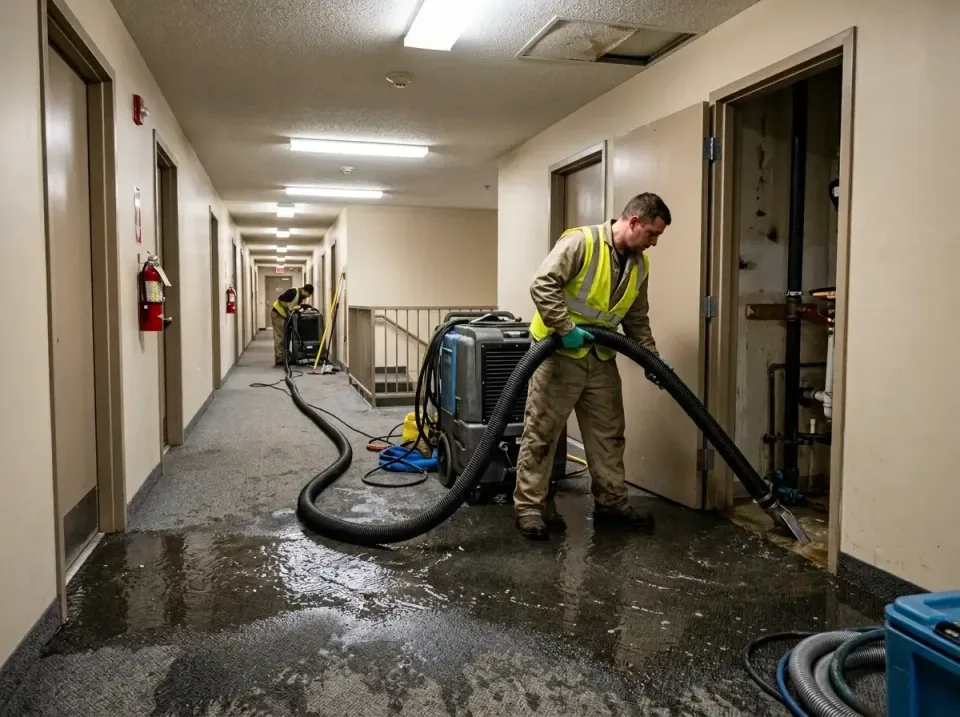 multi-unit-apartment-hallway-f-005 — frequently asked questions, Emergency Burst Pipe Water Extraction & Removal in Hubbard,…